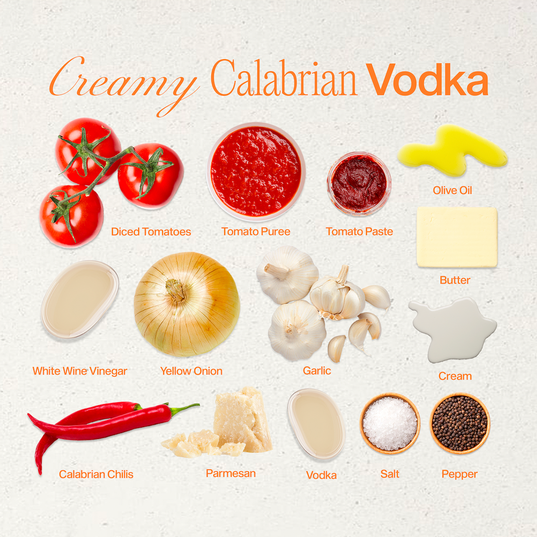 Creamy Calabrian Vodka