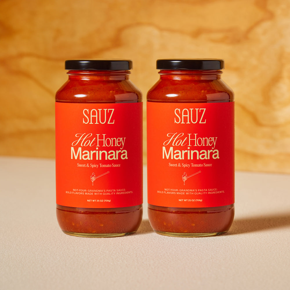 Sauz Hot Honey Marinara Pasta Sauce Light, Sweet Aftertaste. Not Too