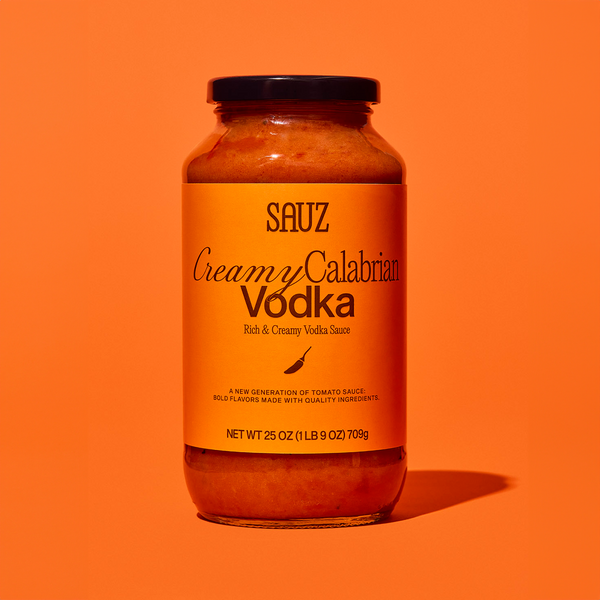 Sauz Creamy Calabrian Vodka Sauce - rich, indulgent and delicious.