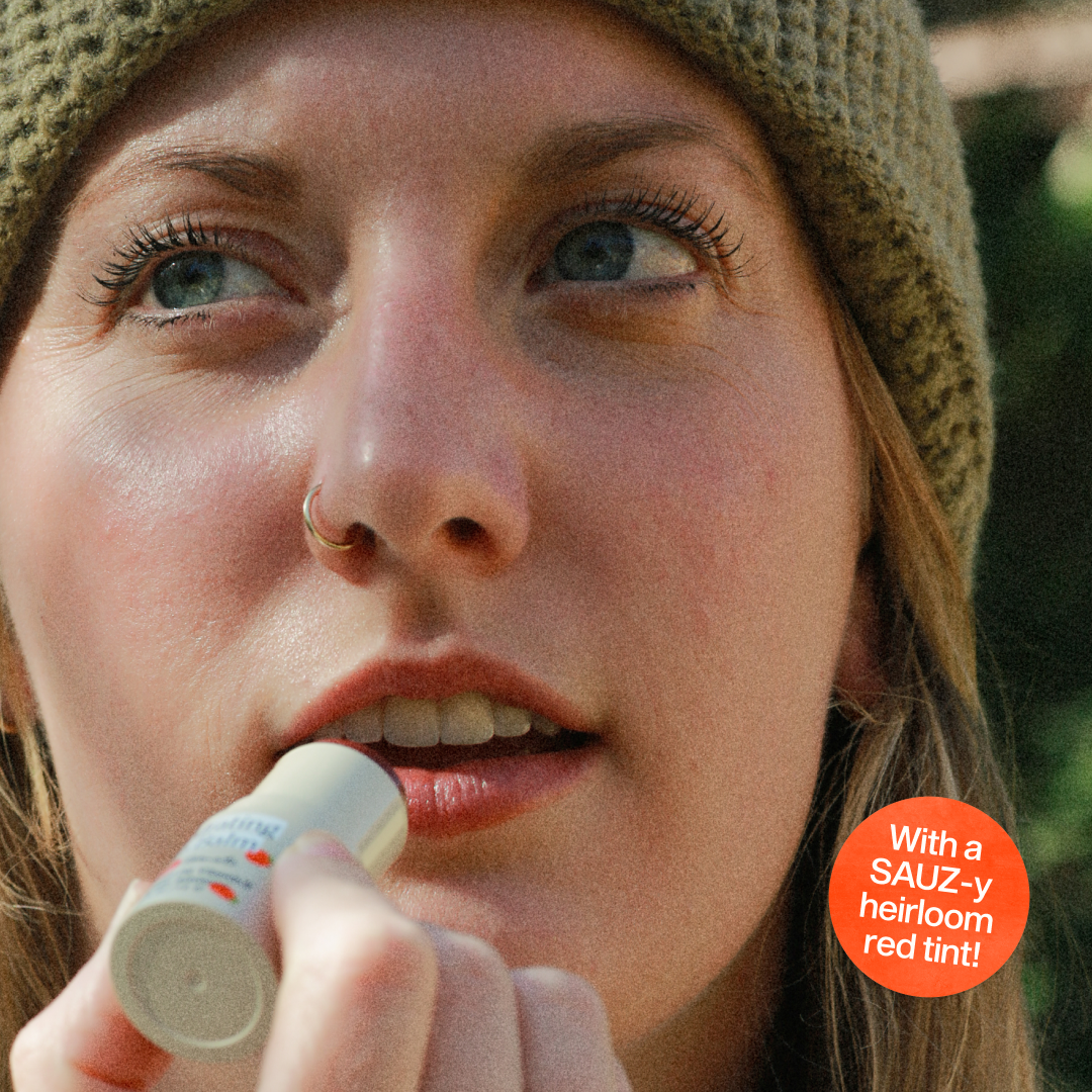 SAUZ x California Naturals Tomato Lip Balm