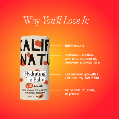 SAUZ x California Naturals Tomato Lip Balm